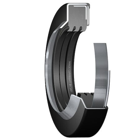 Skf NBR, three lips, grease seal, metal flinger 26310